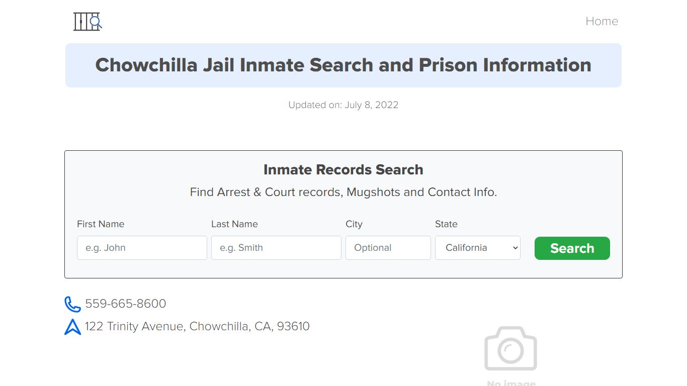 Chowchilla Jail Inmate Search, Visitation, Phone no ...